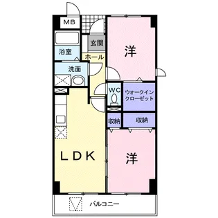 アドバンス【1階】の間取り