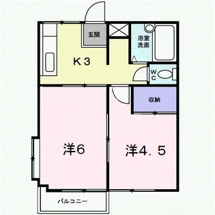 メゾンパーク【2階】の間取り