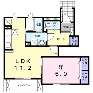 ラフィネTーⅢ【1階】の間取り