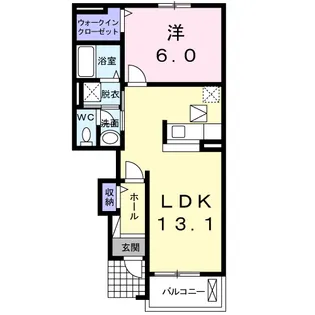 F.ファイブパインⅠ【1階】の間取り