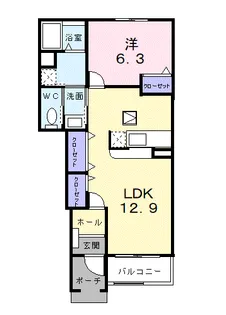 サン ベリーズ【1階】の間取り