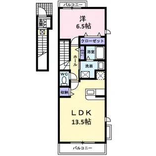 ラフレシール・K【2階】の間取り
