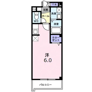フラン淀川【3階】の間取り