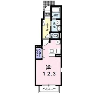 エスポワール・T【1階】の間取り