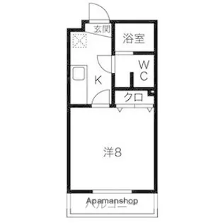 グランメールコート万野原【1階】の間取り