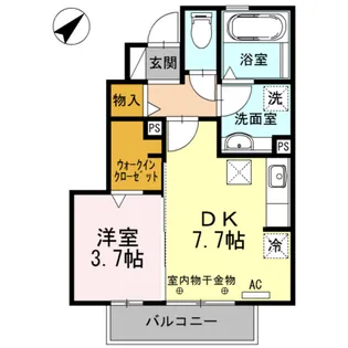コンフォート【1階】の間取り