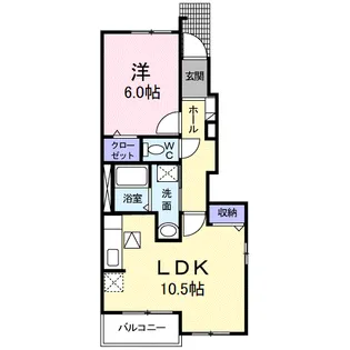 ホワイトリーフⅢ【1階】の間取り