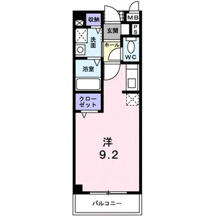 レールサイド木村【2階】の間取り