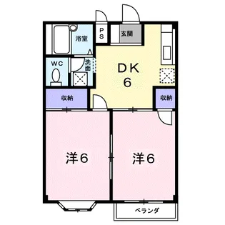 エルディムドミール小林【2階】の間取り