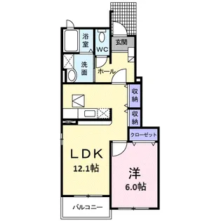 アイランド コート【1階】の間取り
