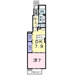 エアリー コートⅡ【1階】の間取り