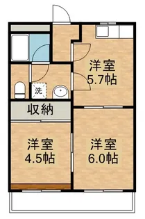 ダンサプリメーロ【00203号室】の間取り