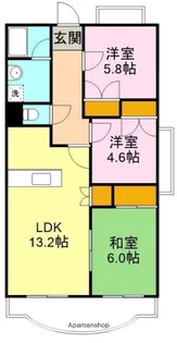 キャッスルベリー【4階】の間取り