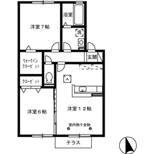 プランドールST【2階】の間取り