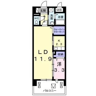 プロスペリテ【4階】の間取り