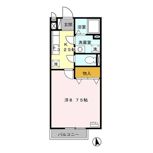 サンフォンテ C【2階】の間取り
