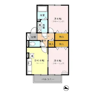 セジュール未来【1階】の間取り