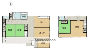静岡県富士市中野【一戸建】の間取り