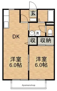 わんダフル【203号室】の間取り