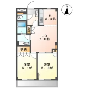 SPERANZE(スペランツァ)【3階】の間取り