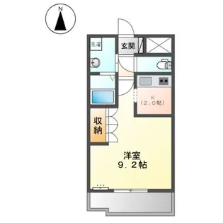 ライスポート富士【1階】の間取り