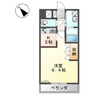 ライスポート富士【2階】の間取り