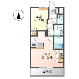 ローズガーデン長塚Ⅱ【1階】の間取り