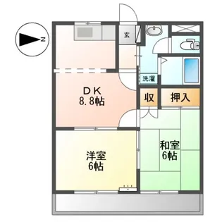シーガルⅢ【2階】の間取り