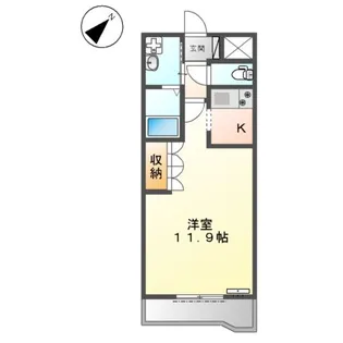 グランピュア【2階】の間取り