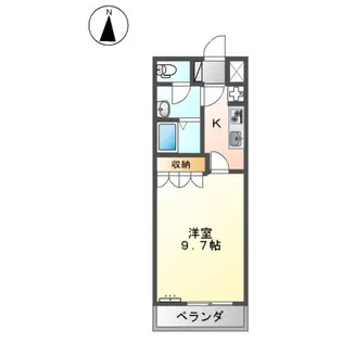 ボナール恵【2階】の間取り