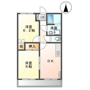 ミルキーウェイ【1階】の間取り