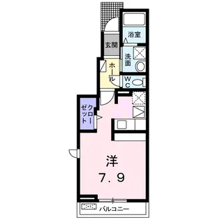 ピュア グレイス【1階】の間取り