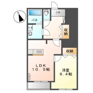 BーFOREST(ビーフォレスト)【1階】の間取り