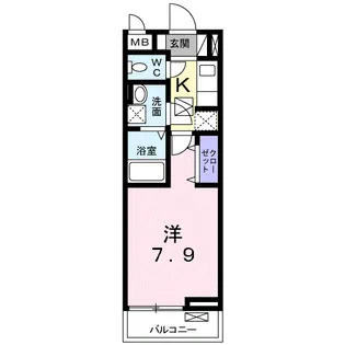 アザレアコート【1階】の間取り