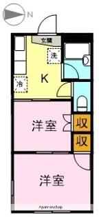 コーポROM【302号室】の間取り