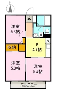 アンフィニAI C【1階】の間取り