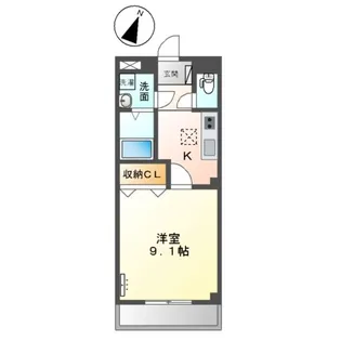 キャメロット【1階】の間取り