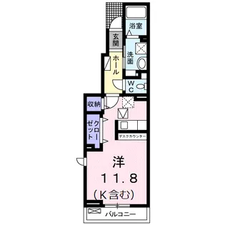 アストリア【1階】の間取り