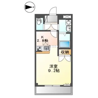 プランドール小野田【202号室】の間取り