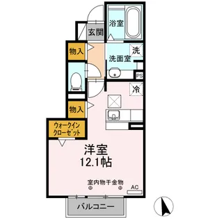 グランツ【1階】の間取り