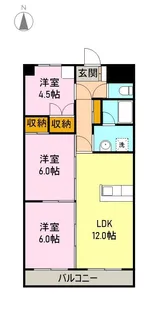 セードルせせらぎ【2階】の間取り