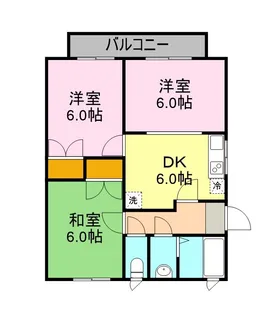 メイプルハイム【105号室】の間取り
