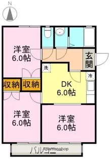 メイプルハイム【201号室】の間取り