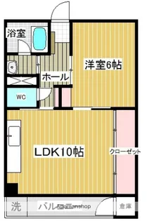 国光マンション【3階】の間取り