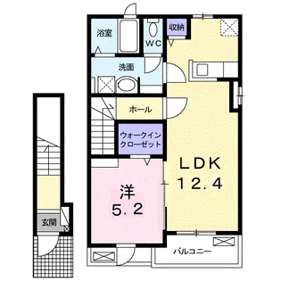 グリーンヒルズ セレノ【2階】の間取り
