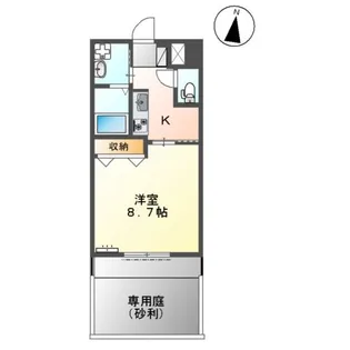 アプロディーテー北安東【103号室】の間取り