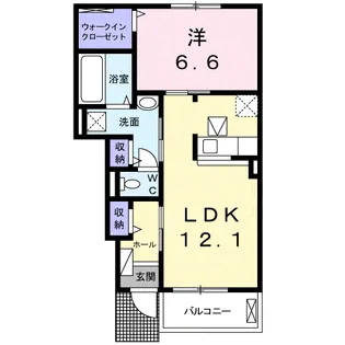 ビアージョ19【1階】の間取り