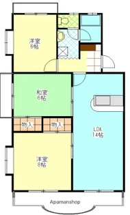 カーサカジマIII【3階】の間取り
