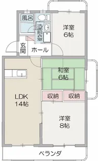 カーサカジマIII【1階】の間取り