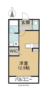 サテンエステート【1階】の間取り